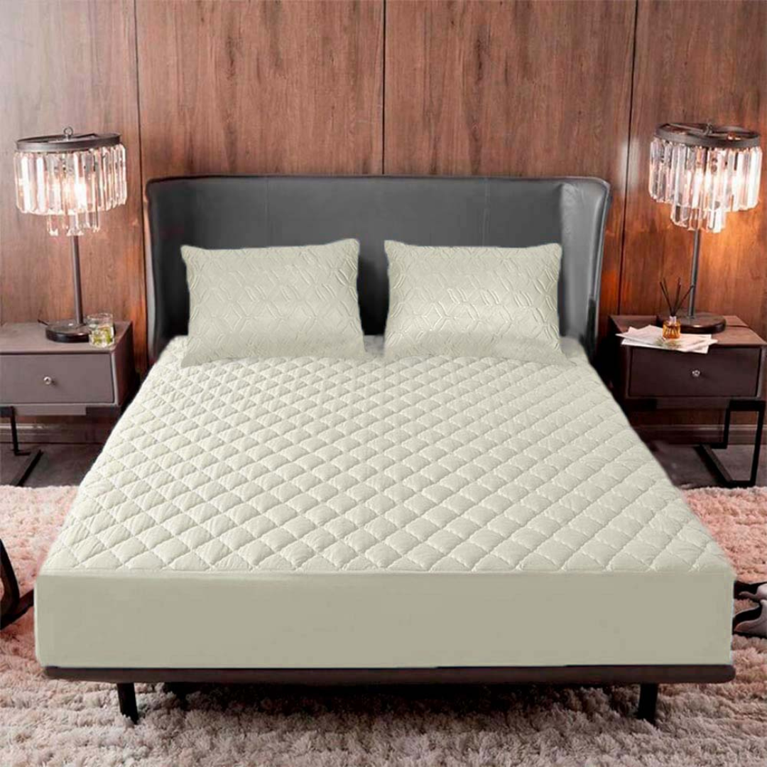 PROTECTOR DE COLCHON ANTIACAROS Y FLUIDOS  PREMIUM® + 2 FUNDAS GRATIS