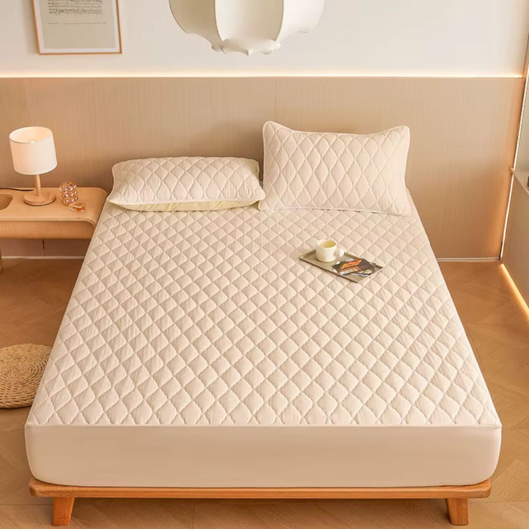 PROTECTOR DE COLCHON ANTIACAROS Y FLUIDOS  PREMIUM® + 2 FUNDAS GRATIS