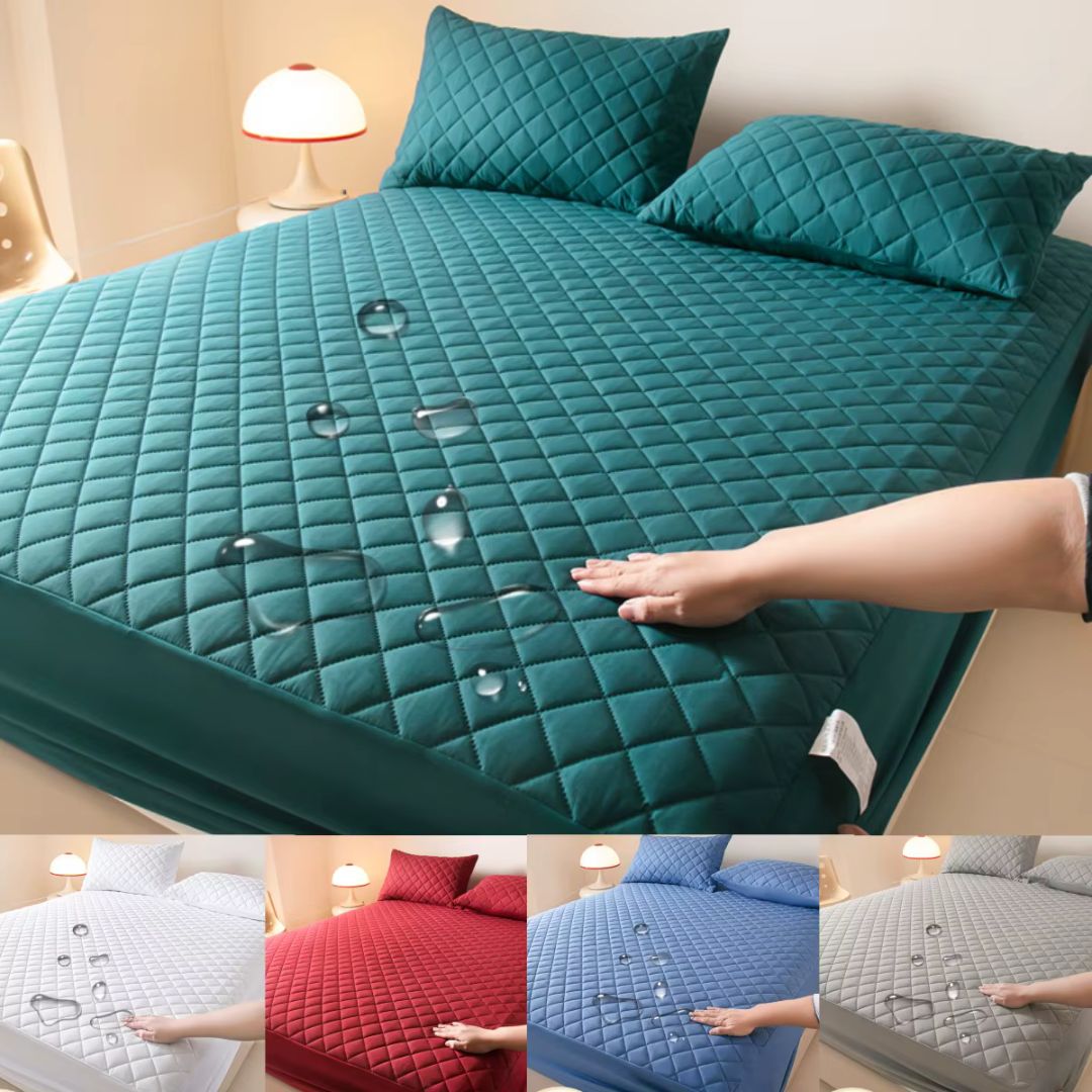 PROTECTOR DE COLCHON ANTIACAROS Y FLUIDOS  PREMIUM® + 2 FUNDAS GRATIS