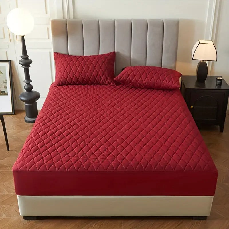 PROTECTOR DE COLCHON ANTIACAROS Y FLUIDOS  PREMIUM® + 2 FUNDAS GRATIS